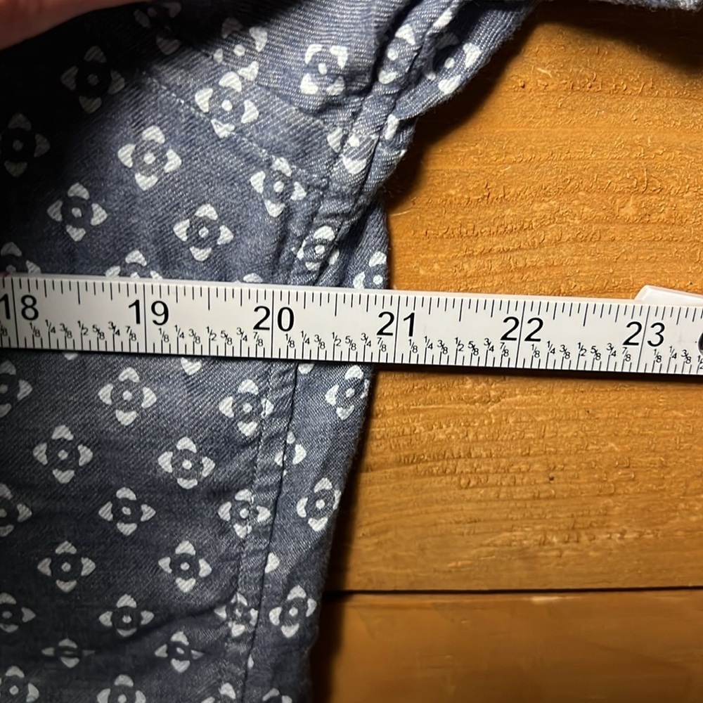 Faherty‎ Men's Gray Patterned Button up Geometric… - image 2